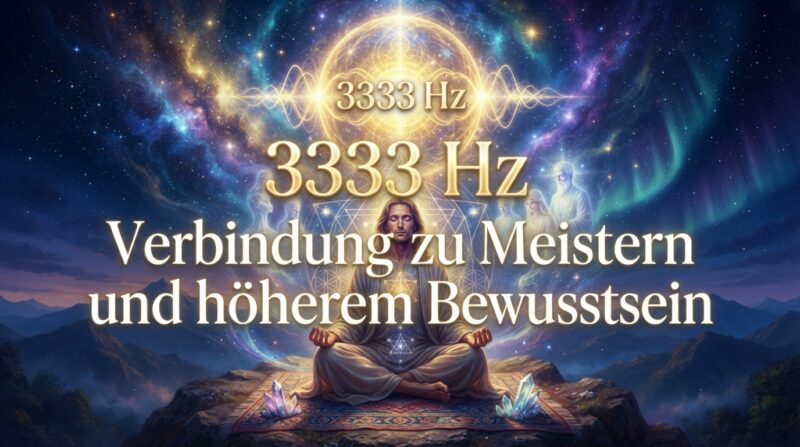 3333 Hz: Verbindung zu Meistern und höherem Bewusstsein