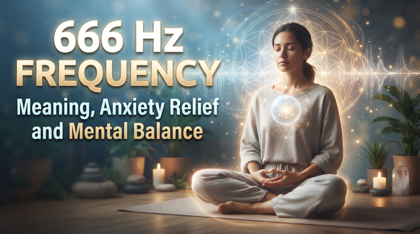 666 Hz Frequency: Meaning, Anxiety Relief and Mental Balance