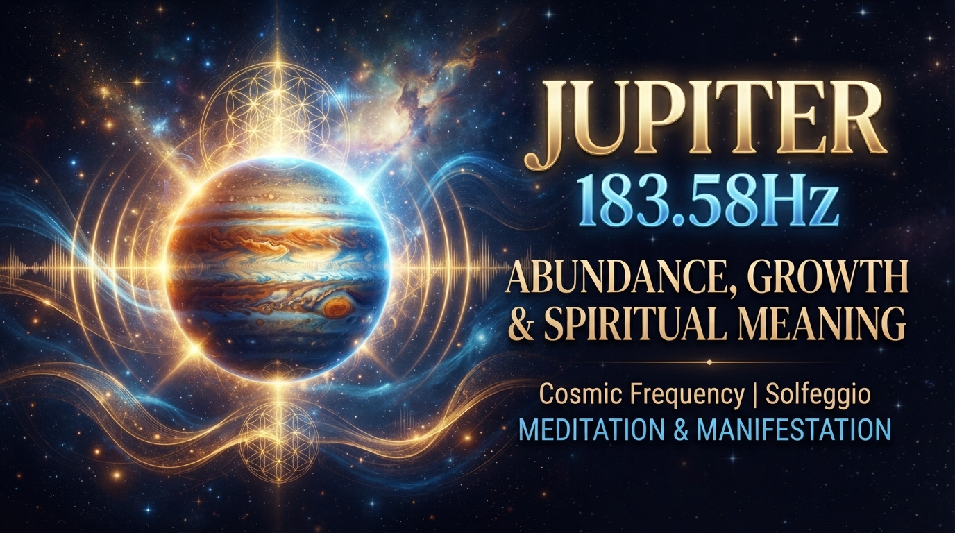 Jupiter 183.58Hz: Abundance, Growth and Spiritual Meaning