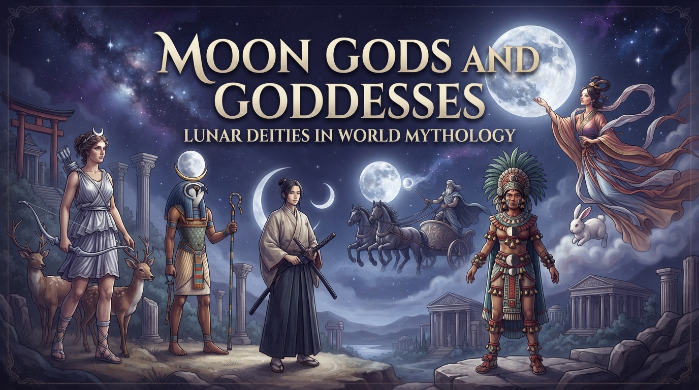 Moon Gods and Goddesses: Lunar Deities in World Mythology
