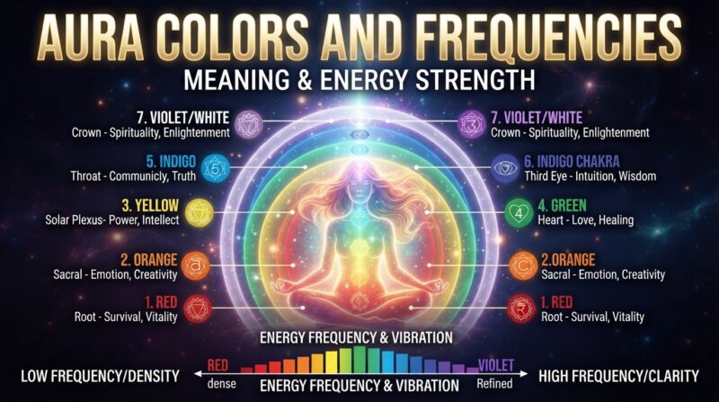 Aura Colors and Frequencies: Meaning and Energy Strength