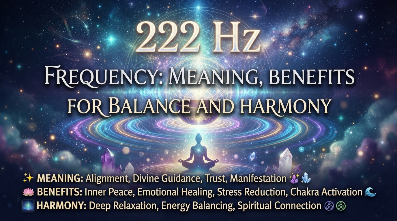 222 Hz Frequency: Meaning, Benefits for Balance and Harmony