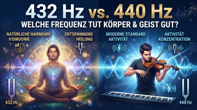 432 Hz vs. 440 Hz: Welche Frequenz tut Körper und Geist gut?