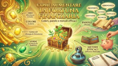 Come aumentare la fortuna finanziaria Colori, parole e metodi efficaci