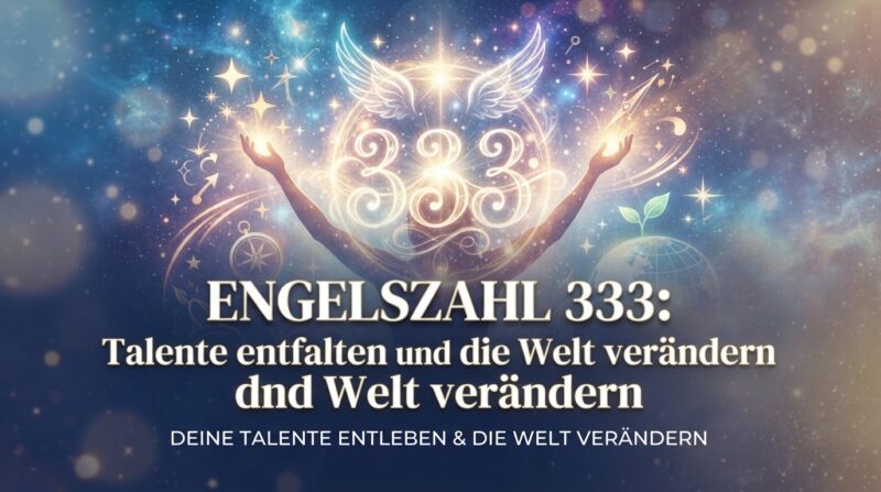 Engelszahl 333: Talente entfalten und die Welt verändern