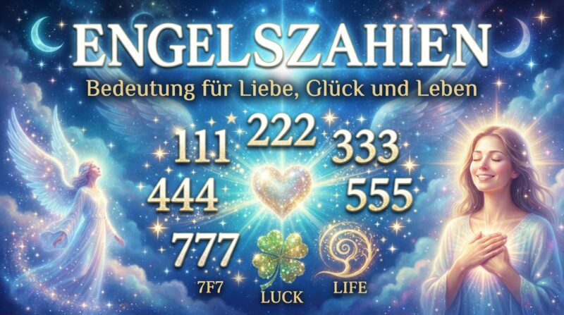Engelszahlen: Bedeutung für Liebe, Glück und Leben