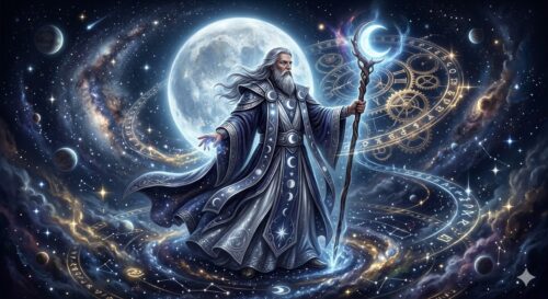 Divinità Lunari Maschili: Tempo, Sapienza e Forza Cosmica