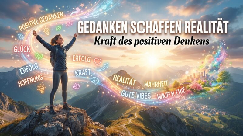 Gedanken schaffen Realität: Kraft des positiven Denkens