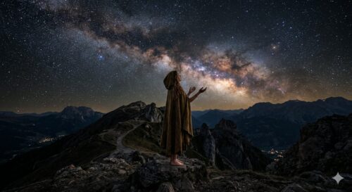 Spirituelle Anwendung: Die Einheit Erden und Kosmos