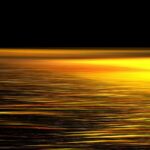 digital, fractal, background, night, ocean, black, gold, waves, light, brown light, brown ocean, brown night, brown digital, nature, brown wave, brown waves