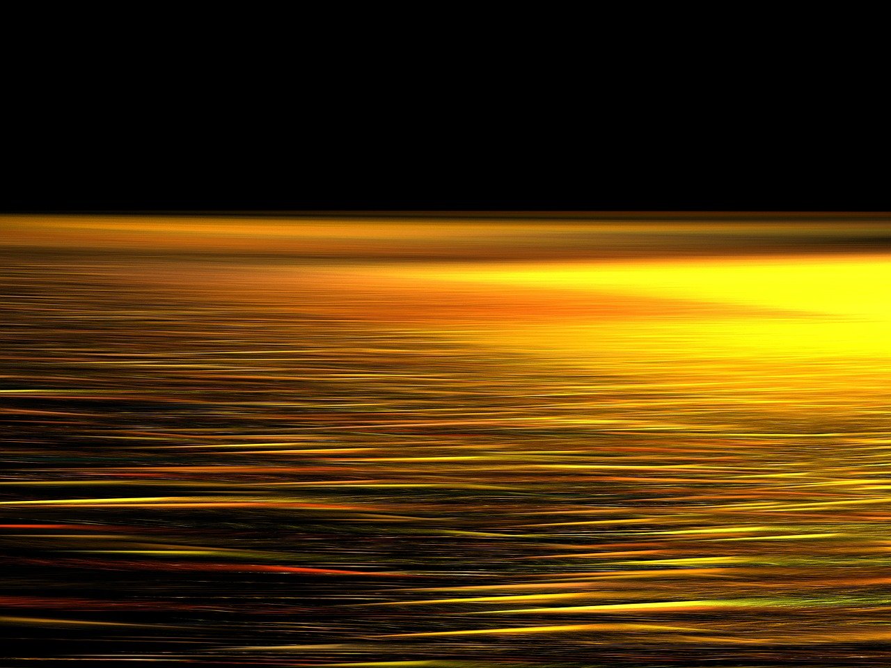 digital, fractal, background, night, ocean, black, gold, waves, light, brown light, brown ocean, brown night, brown digital, nature, brown wave, brown waves