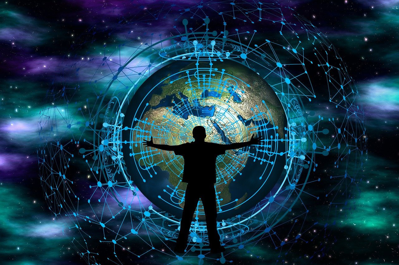man, earth, globe, network, silhouette, hug, space, galaxy, communication, internet, global, digitization, block chain, globalization, technology, networking, connection, block chain, block chain, block chain, block chain, block chain