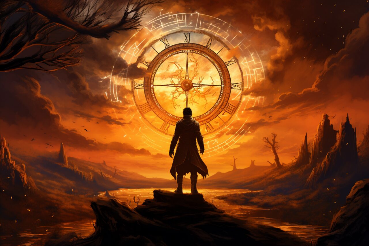 ai generated, time travel, time, surreal, imagination, dimension, secret, clock, man, extravagant, fantasy, portal, time travel, time travel, time travel, time travel, time travel, secret