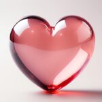 ai generated, heart, crystal, shape, love, symbol, glass, art, romance, valentine, shiny, token