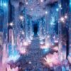ai generated, crystal, cave, minerals, glow, fantasy, crystal, crystal, crystal, crystal, crystal, glow