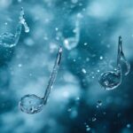 music, notes, melody, abstract, art, watercolor, smoke, fluid, ethereal, cosmic, creative, minimalism, floating, sound, musical, symbols, artistic, rhythm, harmony, texture, design, surreal, expression, atmosphere, ai generated