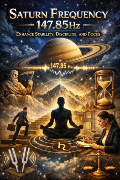 Saturn Frequency 147.85Hz Enhance Stability Discipline Focus