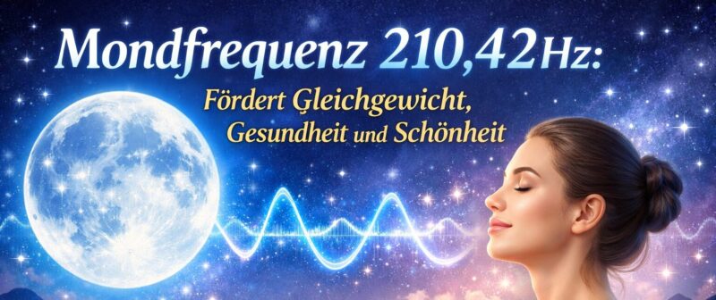Mondfrequenz 210,42Hz Fördert Gleichgewicht Gesundheit und Schönheit
