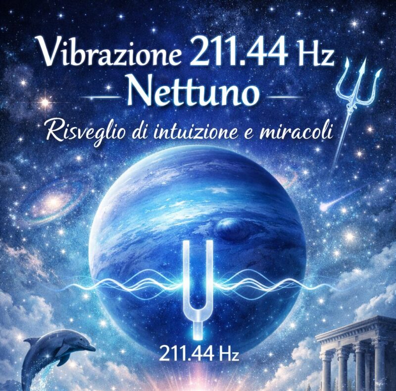 Vibrazione 211.44Hz Nettuno Risveglio di intuizione e miracoli