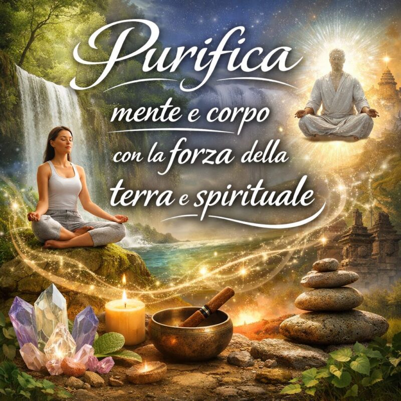 Purifica mente e corpo con la forza della terra e spirituale