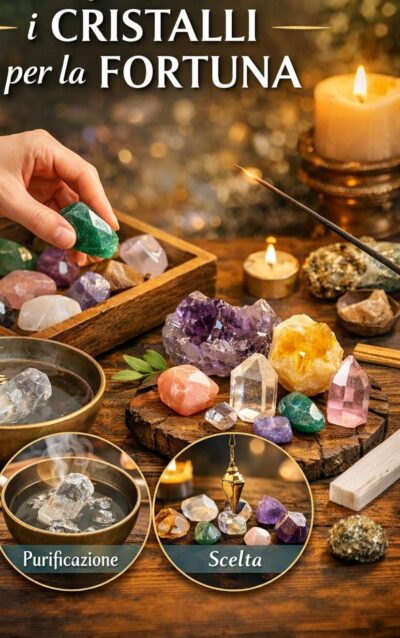 Come scegliere e purificare i cristalli per la fortuna