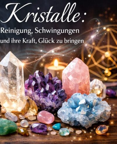 Kristalle Reinigung Schwingungen und ihre Kraft Glück zu bringen
