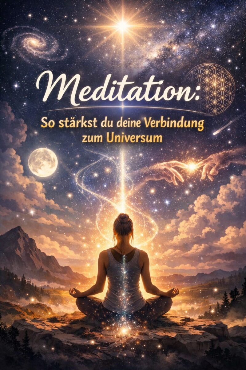 Meditation So stärkst du deine Verbindung zum Universum