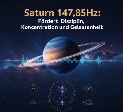 Saturn 147,85Hz Fördert Disziplin Konzentration und Gelassenheit