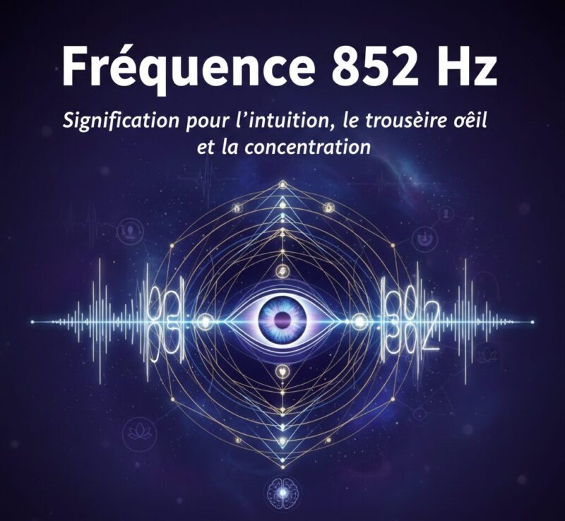 Fréquence 852 Hz Signification pour l’intuition le troisième œil et la concentration