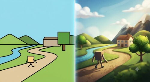 Qual è la differenza tra il mondo tridimensionale e quello bidimensionale?