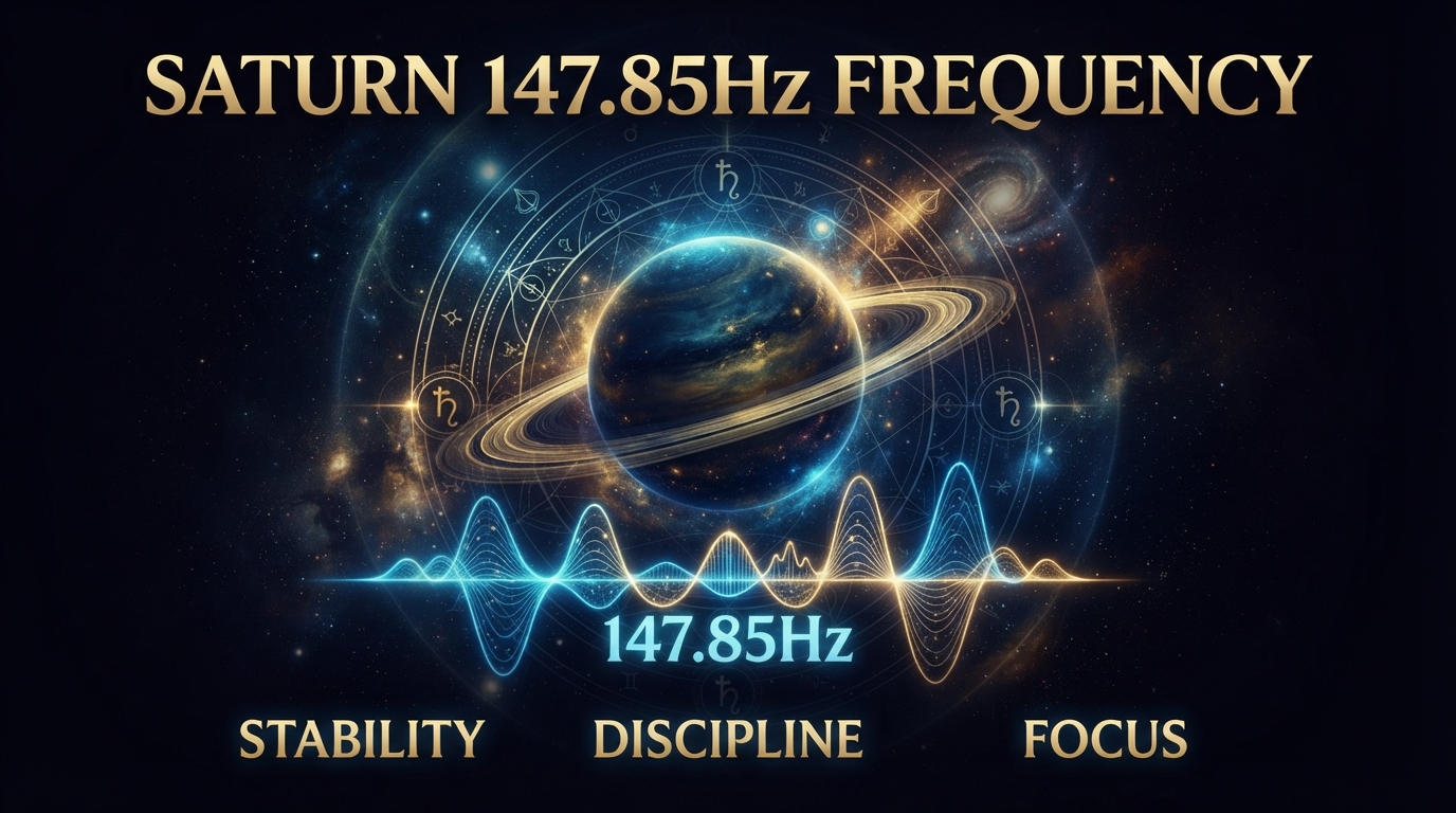 Saturn 147.85Hz Frequency: Stability, Discipline and Focus