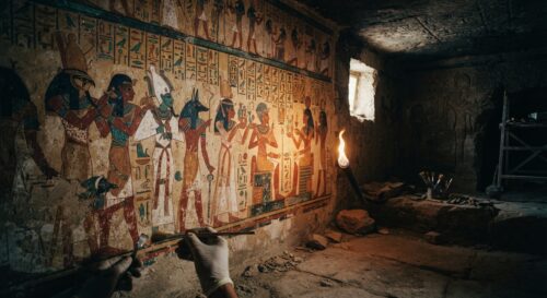 L’Égypte antique et le mystère de ses fresques colorées
