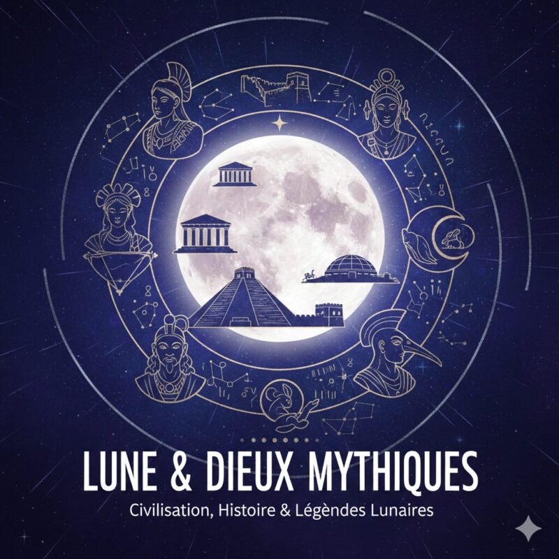 Quels sont les di eux mythiques associés à la lune ?