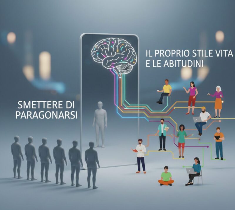 Smettere di paragonarsi il proprio stile di vita e le abitudini