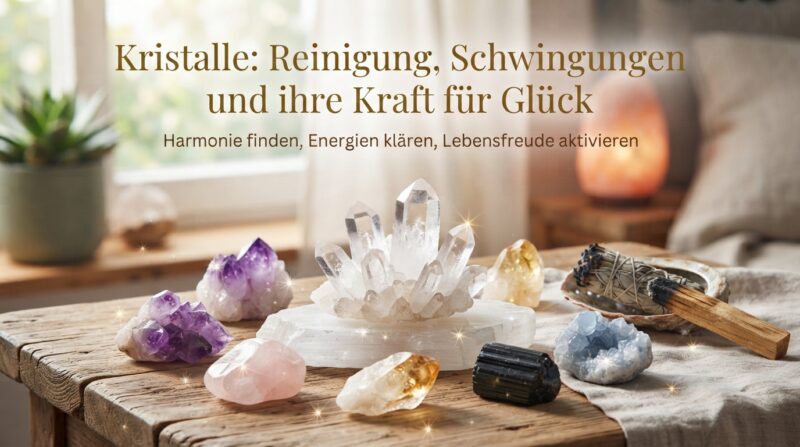 Kristalle: Reinigung, Schwingungen und ihre Kraft für Glück