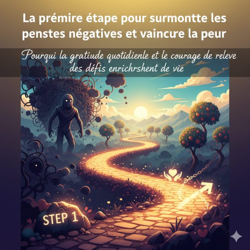 La première étape pour surmonter les pensées négatives et vaincre la peur