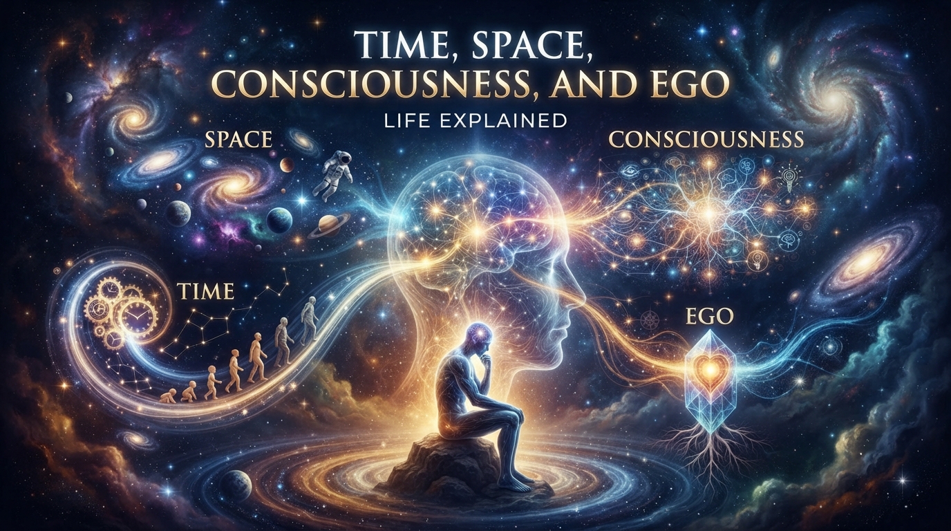 Time, Space, Consciousness, and Ego: Life Explained