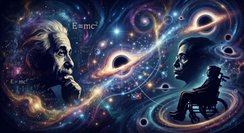 Matière et Énergie : Les Mystères de la Réalité à la Lumière d’Einstein et de Hawking