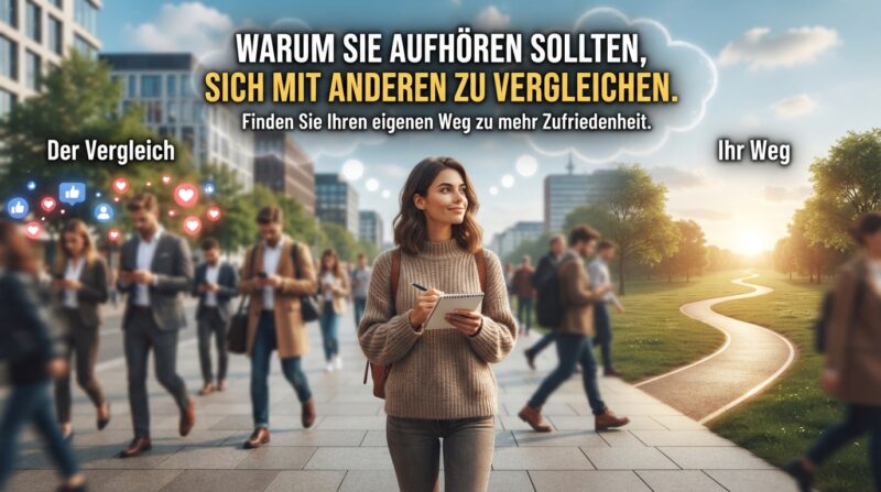Warum Sie aufhören sollten, sich mit anderen zu vergleichen