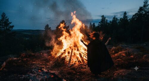 Feuer als Symbol der Reinigung und Erneuerung.