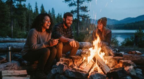 Feuer schenkt Freude, Wärme und Inspiration