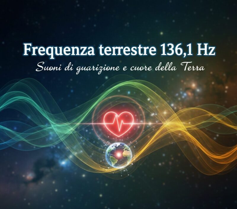 Frequenza terrestre 136,1 Hz Suoni di guarigione e cuore della Terra