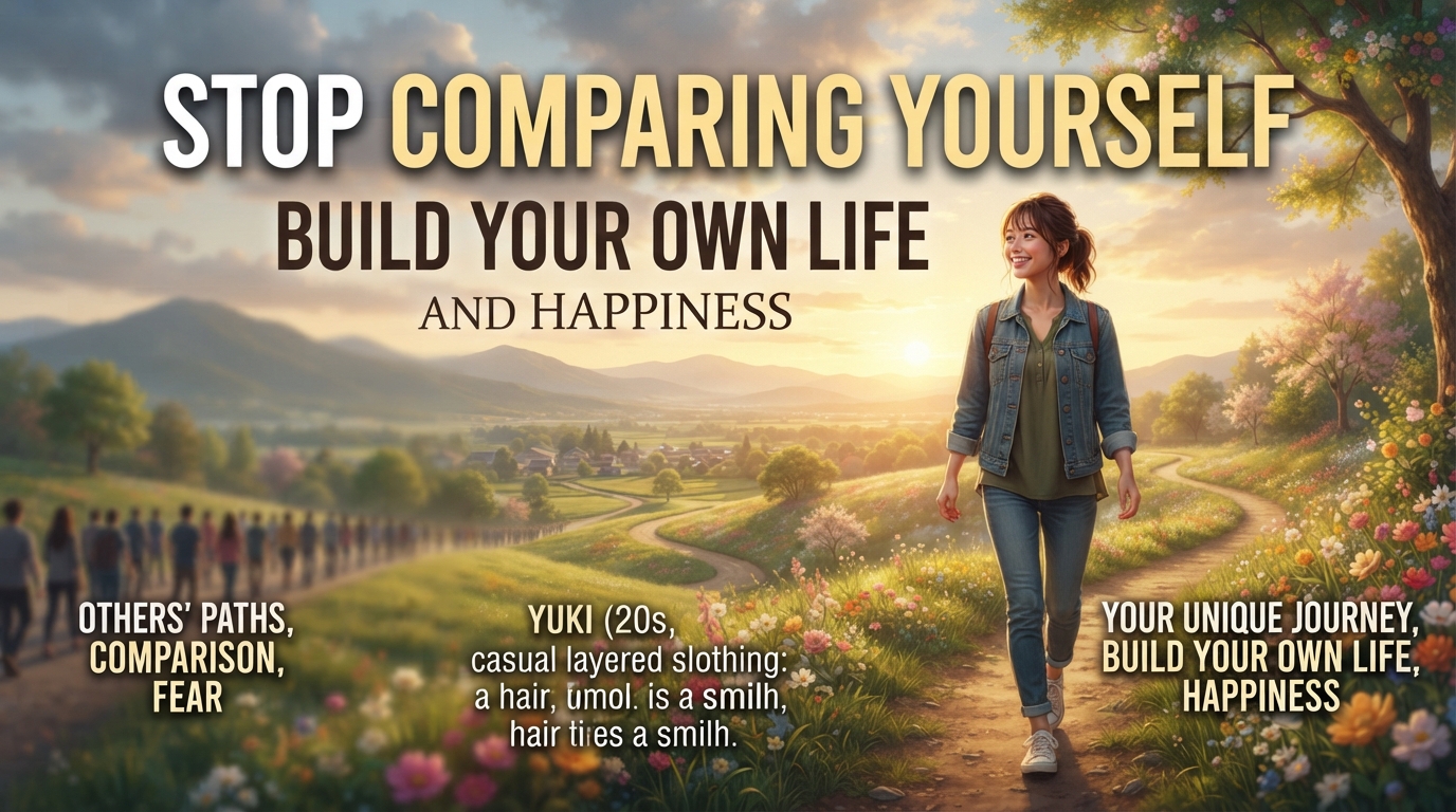 Stop Comparing Yourself: Build Your Own Life and Happiness