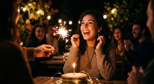 Fuoco che porta sorpresa e gioia