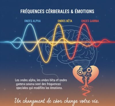 Les ondes alpha, les ondes bêta et les ondes gamma sont des fréquences spéciales qui modifient les émotions Un changement de cœur change votre vie