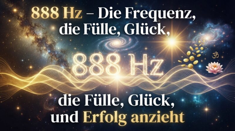 888 Hz – Die Frequenz, die Fülle, Glück und Erfolg anzieht