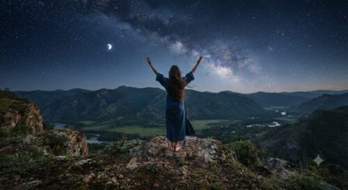 Connessione spirituale con la terra, l'universo e Dio