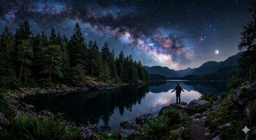 Connexion entre la nature et l'univers