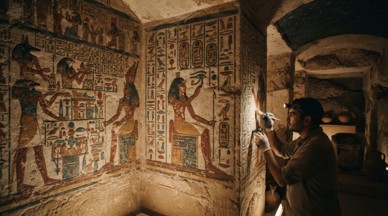 Ancient Egypt Mysteries: Wall Paintings & Hieroglyphs