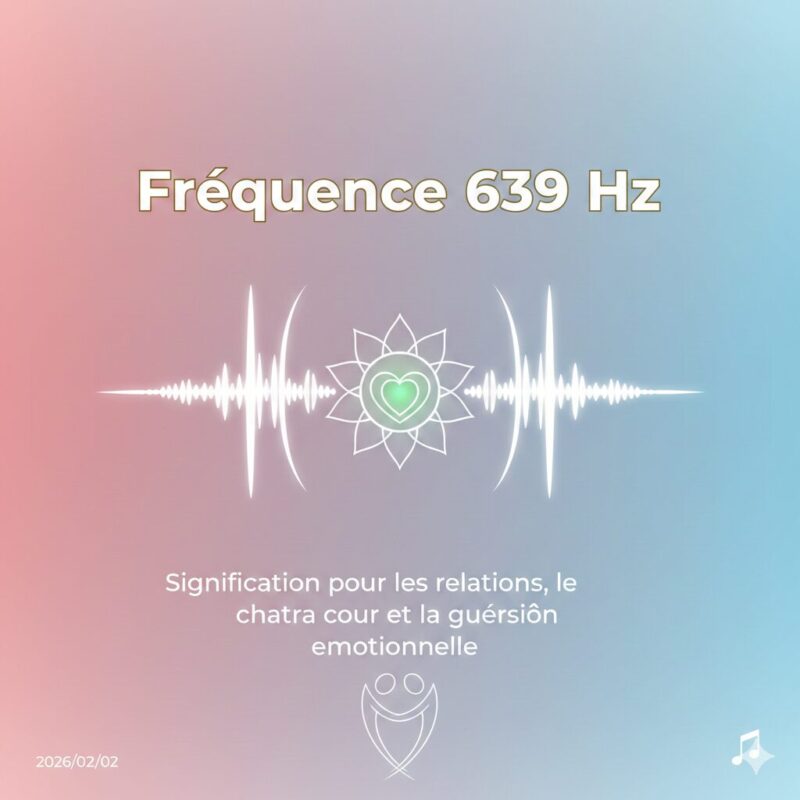 Fréquence 639 Hz Signification pour les relations le chakra cœur et la guérison émotionnelle